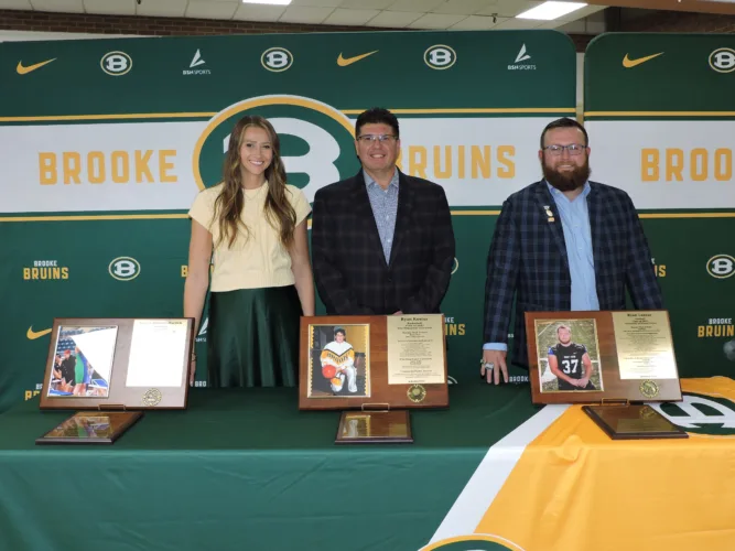 Brooke High School honors inductees to Athletic Hall of Fame